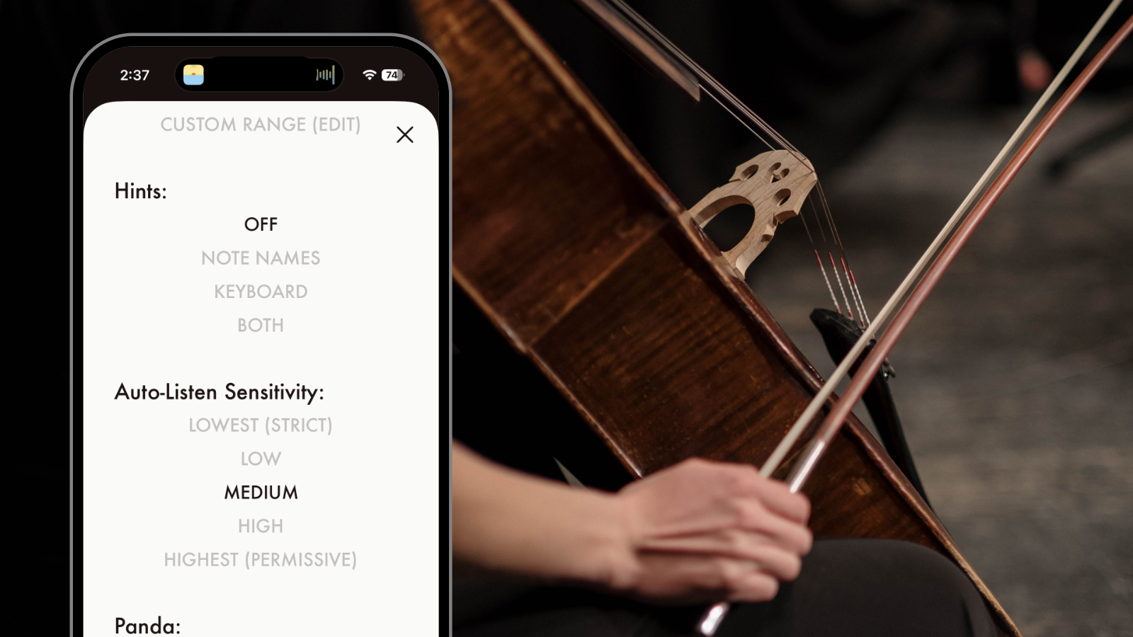Mic Sensitivity Controls